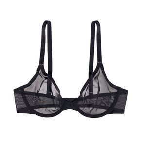 CUUP Plunge Bra Mesh Black 32A
